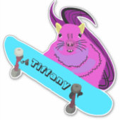 Eichhörnchen #126 Girls Name Aufkleber (Vorderseite)