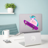 Eichhörnchen #127 Girls Name Aufkleber (Laptop auf Schreibtisch)