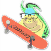 Eichhörnchen #140 Girls Name Aufkleber (Vorderseite)