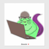 Eichhörnchen #144 aufkleber (Blatt)