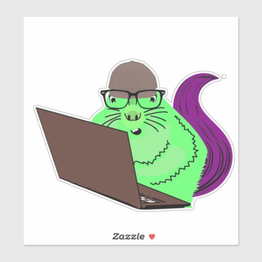 Eichhörnchen #144 aufkleber (Blatt)