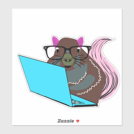 Eichhörnchen #148 aufkleber (Blatt)