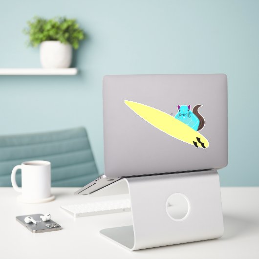 Eichhörnchen #150 aufkleber (Laptop auf Schreibtisch)
