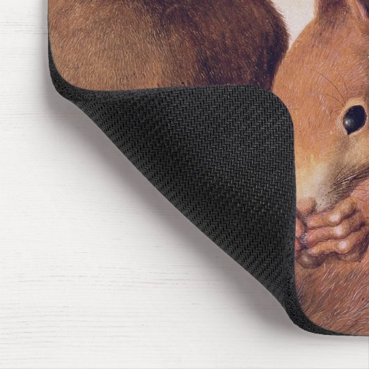 Eichhörnchen, 1512 mousepad (Ecke)