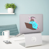 Eichhörnchen #154 aufkleber (Laptop auf Schreibtisch)