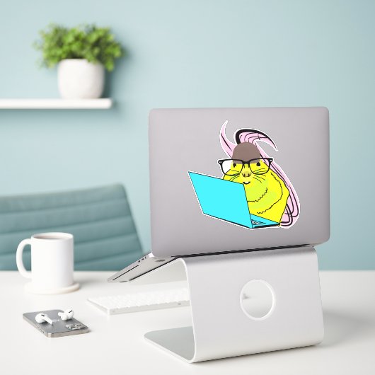 Eichhörnchen #162 aufkleber (Laptop auf Schreibtisch)