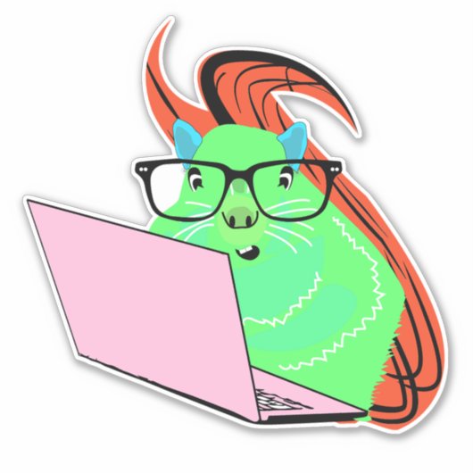 Eichhörnchen #163 aufkleber (Vorderseite)