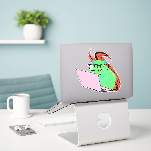 Eichhörnchen #163 aufkleber (Laptop auf Schreibtisch)