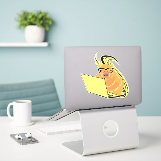 Eichhörnchen #176 aufkleber (Laptop auf Schreibtisch)