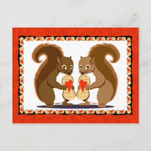 Eichhörnchen 1 feiertagspostkarte