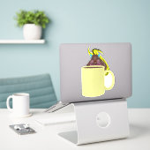 Eichhörnchen #251 aufkleber (Laptop auf Schreibtisch)