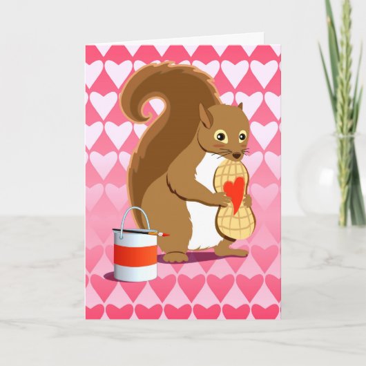 Eichhörnchen 2 feiertagskarte (Vorderseite)