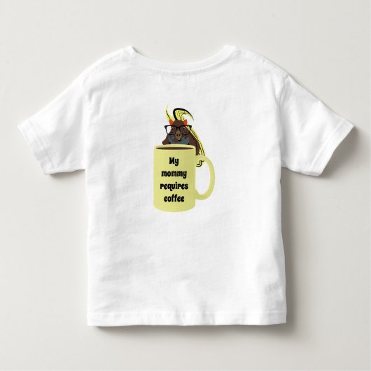 Eichhörnchen #396 Kleinkind Kleinkind T-shirt (Rückseite)