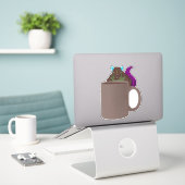 Eichhörnchen #557 aufkleber (Laptop auf Schreibtisch)