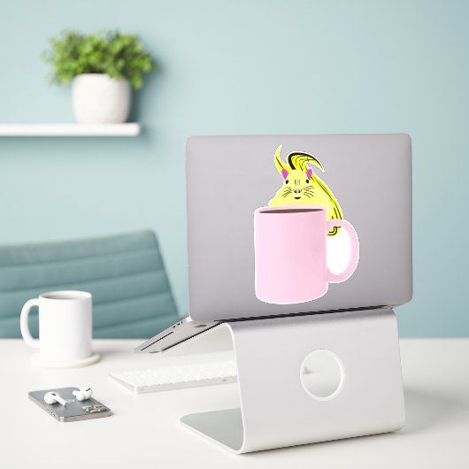 Eichhörnchen #621 aufkleber (Laptop auf Schreibtisch)