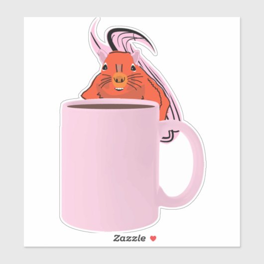 Eichhörnchen #661 aufkleber (Blatt)