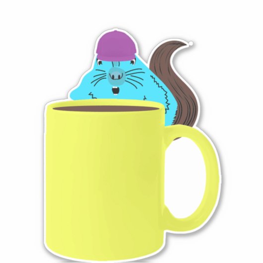 Eichhörnchen #665 aufkleber (Vorderseite)