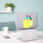 Eichhörnchen #665 aufkleber (Laptop auf Schreibtisch)