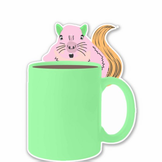 Eichhörnchen #681 aufkleber (Vorderseite)