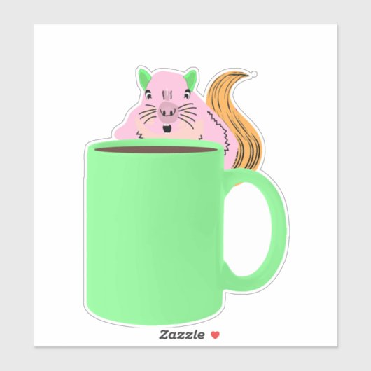 Eichhörnchen #681 aufkleber (Blatt)