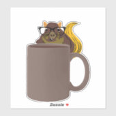 Eichhörnchen #684 aufkleber (Blatt)