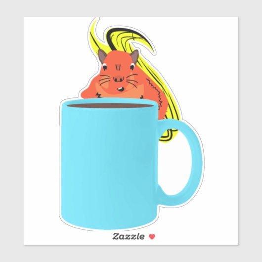 Eichhörnchen #702 aufkleber (Blatt)