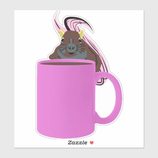 Eichhörnchen #761 aufkleber (Blatt)