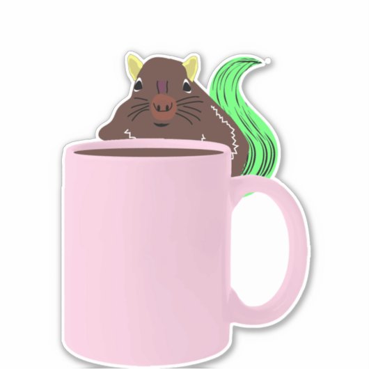 Eichhörnchen #777 aufkleber (Vorderseite)