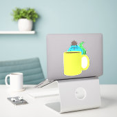 Eichhörnchen #831 aufkleber (Laptop auf Schreibtisch)