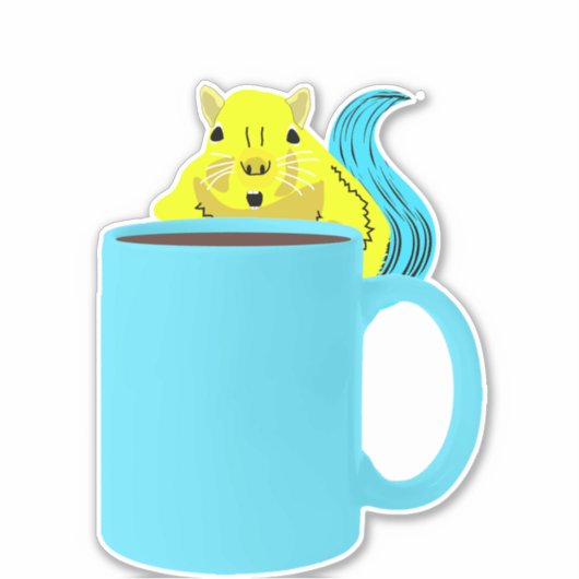 Eichhörnchen #852 aufkleber (Vorderseite)