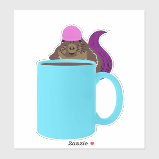 Eichhörnchen #853 aufkleber (Blatt)