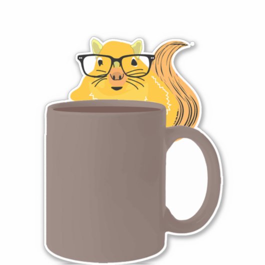 Eichhörnchen #869 aufkleber (Vorderseite)