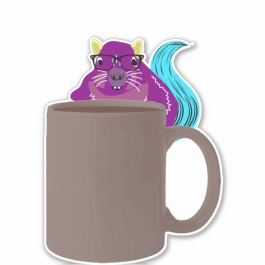 Eichhörnchen #894 aufkleber (Vorderseite)