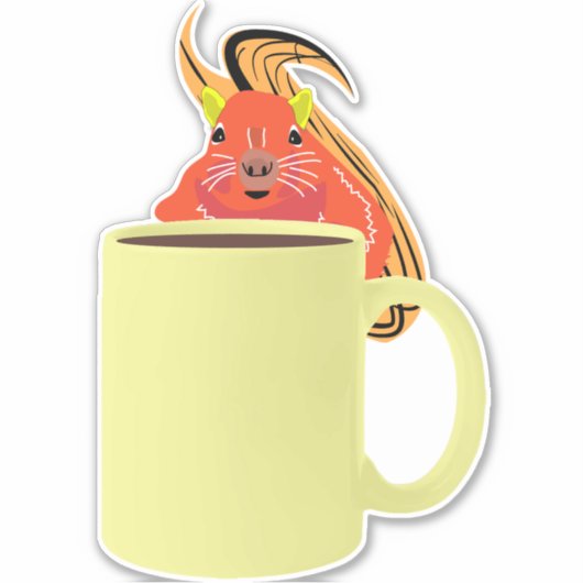 Eichhörnchen #897 aufkleber (Vorderseite)