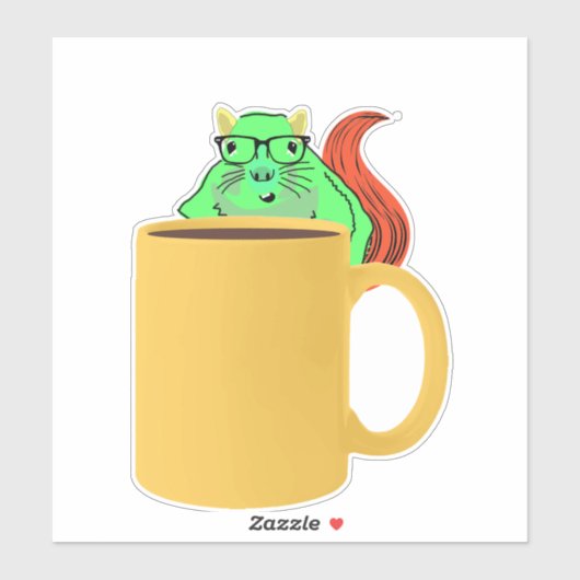 Eichhörnchen #906 aufkleber (Blatt)