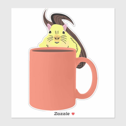 Eichhörnchen #950 aufkleber (Blatt)