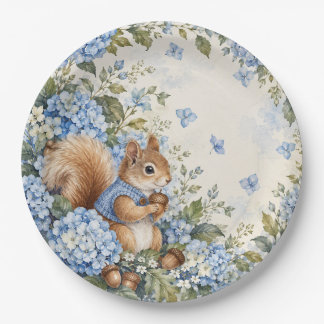 Eichhörnchen 9" Papierplatte Pappteller