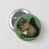 Eichhörnchen-Abzeichen Button (Vorne & Hinten)
