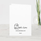 Eichhörnchen Acorn Danke-Karte Dankeskarte (Rückseite)