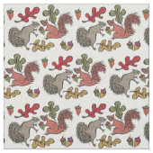 Eichhörnchen Acorns Fabric Stoff (Muster)
