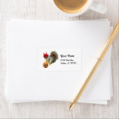 Eichhörnchen-Adressetikett für Trick-oder-Leckerei Adressaufkleber (Insitu)