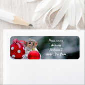 Eichhörnchen-Adressetiketten (Insitu)