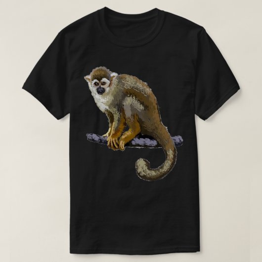 Eichhörnchen Affe 1221 T-Shirt (Design vorne)