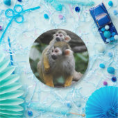 Eichhörnchen-Affe Pappteller (Party)