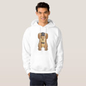 Eichhörnchen als Grobhirte mit Anzug Hoodie (Vorne ganz)