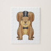 Eichhörnchen als Grobhirte mit Anzug Puzzle (Vertikal)