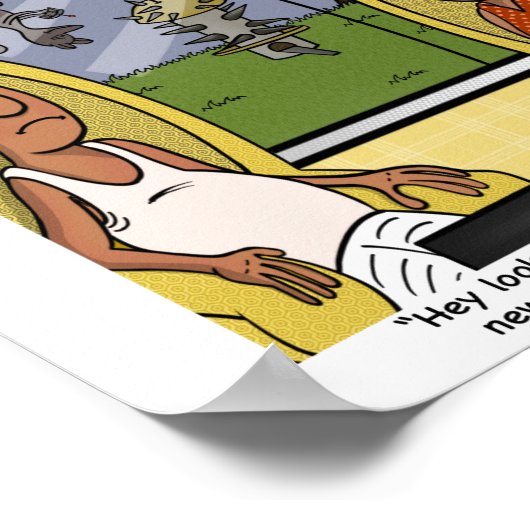 Eichhörnchen-Alterssicherung Poster (Ecke)