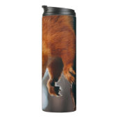 EICHHÖRNCHEN AM BAUMSTAMM THERMOSBECHER (Nach rechts gedreht)