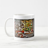 Eichhörnchen am Fenster Kaffeetasse (Links)