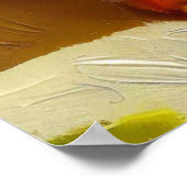 Eichhörnchen am Strand Poster (Ecke)